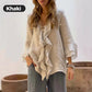 🎉Gelukkig Nieuwjaar! 50% KORTING 🛍️Damesblouse met ruches en klokmouwen
