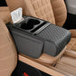 📢📢 50% KORTING🚗 Auto-armsteunkussen – 5-in-1 middenconsolehoes met 2 opbergzakken, bekerhouder, tissueboxvak en telefoonvak voor sedans en een georganiseerd auto-interieur.