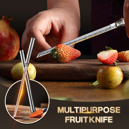 🔥BEPERKTE UITVERKOOP 50% KORTING🔥Multifunctioneel draagbaar fruitmes voor buiten met schede