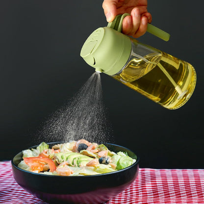 🎁 Sinterklaasactie: 50% korting💨 2-in-1 Glazen Oliespuitfles – Voor Koken & Airfryer
