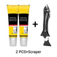 🛠️ ✨Plastic Staallijm Kit Met Schraper: Hard Als Staal Na Hardening – Waterdicht & Duurzaam!
