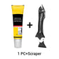 🛠️ ✨Plastic Staallijm Kit Met Schraper: Hard Als Staal Na Hardening – Waterdicht & Duurzaam!