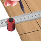 Hoge Nauwkeurigheid Aluminium Legering Hexagonale Trap Meter Jig voor Houtbewerking