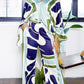 Dames Elegante Print V-Hals Top & Broek Tweedelige Set