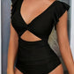 🎁Limietede uitverkoop - 67% korting👗Sexy geplooide eendelige badpak