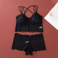 Set van kanten bralette en slip voor dames