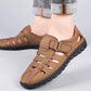 Modieuze sandalen van hol leer
