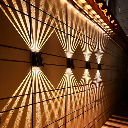 ⏳Tijdgebonden Special⌛ Waterdichte 4 LED Decoratieve Wandspot op zonne-energie voor buiten