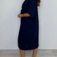 Short Sleeve Maxi Dress With Knot Detail