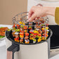 ❄️Zomerfresh 50% Korting!🍢Netherlshop™ Spieshouder voor Airfryer – RVS Grillrek voor Vlees, Groenten, Garnalen & Kippenvleugels