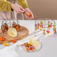 ❄️Zomerfresh 50% Korting!🍢Netherlshop™ Spieshouder voor Airfryer – RVS Grillrek voor Vlees, Groenten, Garnalen & Kippenvleugels