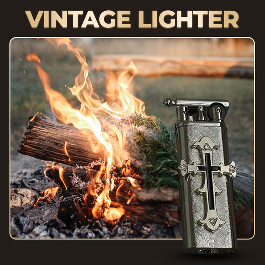 💖HOT SALE 50% UIT💖 Vintage Stijlvol Kruis Ontwerp Aansteker