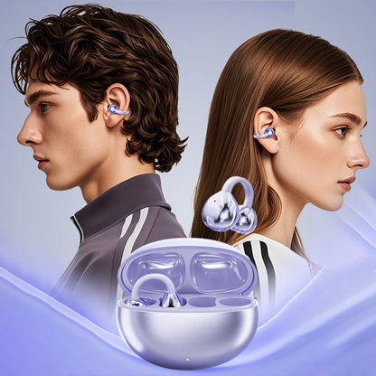 🎧 50% KORTING! ✨ Open-ear Bluetooth 5.4-hoofdtelefoon – Clip-on & AI-vertaling – Stereogeluid – Ideaal voor sport, dagelijks gebruik of op reis 🌍🏃‍♂️💬✨