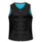 Heren workout tanktop met rits en body shaper