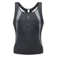 Heren workout tanktop met rits en body shaper