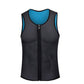 Heren workout tanktop met rits en body shaper