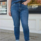 Hoog rekbare skinny jeans voor dames