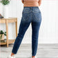 Hoog rekbare skinny jeans voor dames