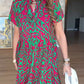 Casual A-lijn lange jurk met print voor dames