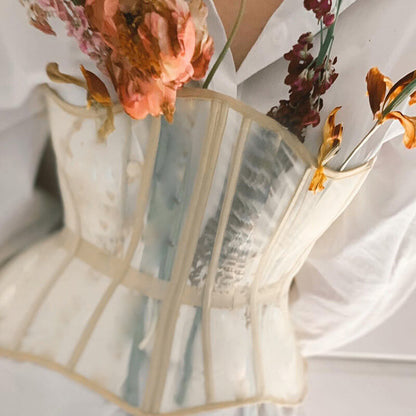 Net mesh visgraat tailleriem