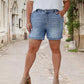 Dames Casual Stretch Denim Shorts