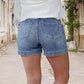 Dames Casual Stretch Denim Shorts