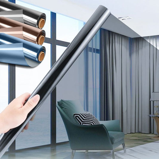 Eenrichtingsprivacy warmte-isolerende folie voor glas