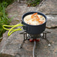 📢 NU 50% KORTING!! ⏰ 5800W winddichte campinggasbrander, compleet met piëzo-ontsteking en adapters voor gaspatronen.