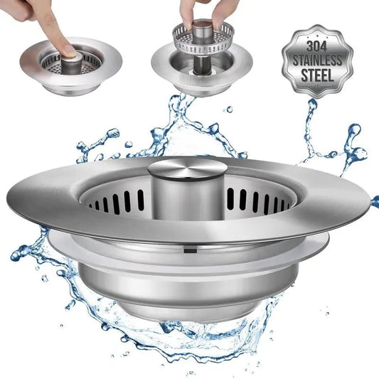 📢📢 50% KORTING!! 🔥3 in 1 Keuken gootsteenafvoerzeefjes Keuken gadgets