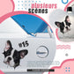 3D verwijderbare muurstickers met katten en honden