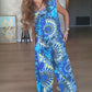 Women’s Printed Sleeveless Top & Wide-Leg Pants Set