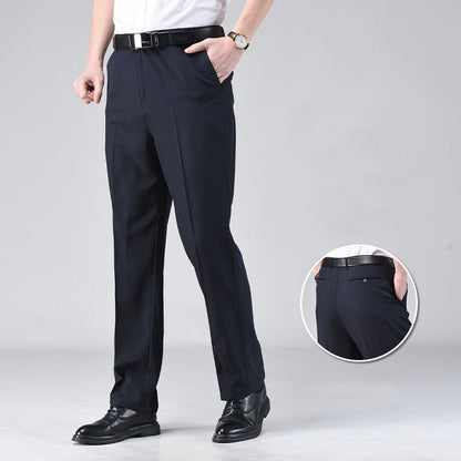 Heren Pantalon met Hoge Taille voor Zakelijke Kleding
