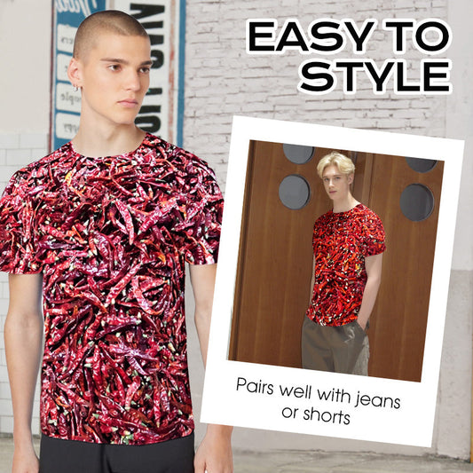 Pittig & Stijlvol Chili Print T-shirt