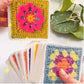 Granny Square Kaartenset – 50 Mix & Match Ontwerpen