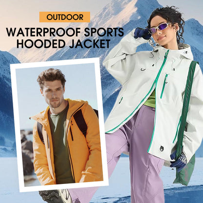 🧥 Outdoor Waterdichte Sportjas Met Capuchon – Winddicht, Waterafstotend & Ademend, Perfect Voor Avonturen!