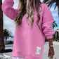 Casual sweaterjurk met lange mouwen en ritssluiting