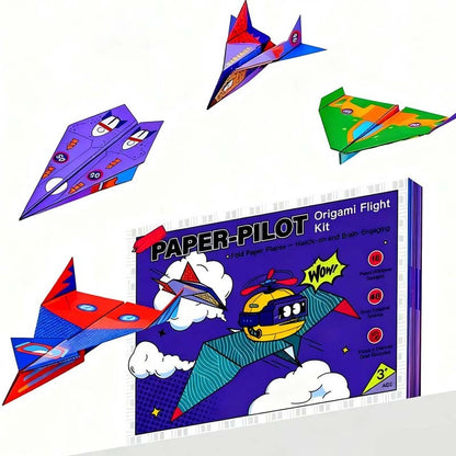 📢📢50% KORTING!! ⏰✈️ Creatieve DIY Papieren Vliegtuigset voor Kinderen.
