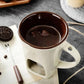 Keramische Chocolade Fondue Mok