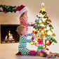 🎅Xmas Hot Sale - 50% KORTING!🎄DIY vilten kerstboom voor kinderen – 32 herbruikbare ornamenten + kerstverlichting