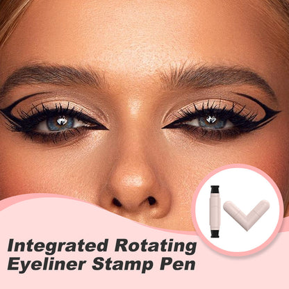 💞Laatste dag — koop 1, krijg 1 gratis💞 Draaibare eyeliner-stempelpen
