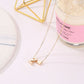 Kleine Halsketting met Gouden Hart en Letter
