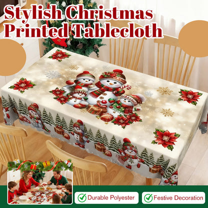 🎅 Exclusief Sinterklaasvoordeel!50% KORTING✨Stijlvol kersttafelkleed met print🎅