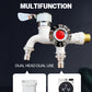 📢📢 1+1 gratis🚰 Dubbele kunststof waterkraan | 1 ingang, 2 uitgangen | twee onafhankelijke bedieningskleppen | vorst- en hittebestendig | lekvrije keramische cartridge | multifunctionele adapter voor wasmachine en vaatwasser