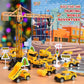 📢📢 50% KORTING!! ⏰🚗Adventskalender voor jongens: speelgoedsets met bouwvoertuigen van lichtmetaa