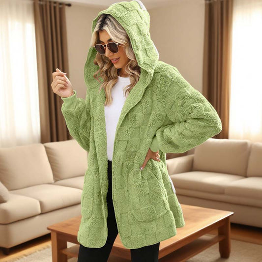 Geruite Zachte Cardigan voor Dames