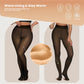 📢📢 50% KORTING!! 🧦 Dames legging met fleecevoering – ondoorzichtige fake-transparante thermopanty met hoge taille en voetjes