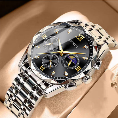 ⌚ Tijdelijk 50% korting! 🔥 Waterdicht quartzhorloge voor heren - Elegant en duurzaam, de perfecte keuze voor dagelijks gebruik en buitenavonturen ✨