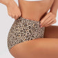 Women's Seamless High Waisted Animal Print Underwear