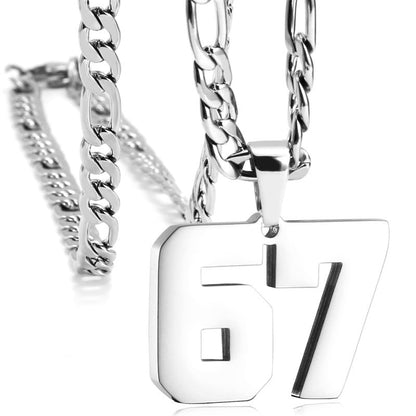 🔥 Unisex 67 Cijferhanger Ketting