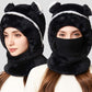 3-in-1 Winter Warm Balaclava Hat with Bear Ears
